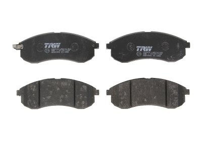 Set plăcuțe frână TRW, față, pentru: MITSUBISHI L200 2.5D 06.96-12.07