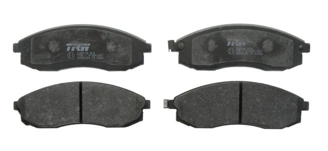 Set plăcuțe frână TRW, față, pentru: MITSUBISHI L200; NISSAN MAXIMA / MAXIMA QX IV 2.0-3.0 01.95-12.07