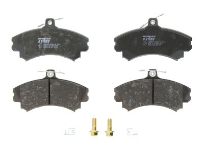Set plăcuțe frână TRW, față (cu accesorii; cu șuruburi de ghidare etrier frână), pentru: MITSUBISHI CARISMA, SPACE STAR 1.3-1.9D 05.95-06.06
