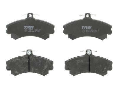Set plăcuțe frână TRW, față (cu suplimente), pentru: MITSUBISHI COLT CZC VI, COLT VI; SMART FORFOUR 1.1-1.5D 01.04-06.12