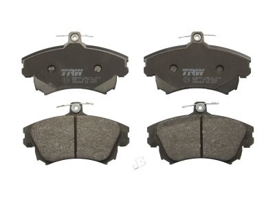 Set plăcuțe frână TRW, față (cu suplimente), pentru: MITSUBISHI COLT CZC VI, COLT VI; SMART FORFOUR 1.5 03.05-06.12