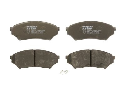 Set plăcuțe frână TRW, față (cu suplimente), pentru: MITSUBISHI PAJERO PININ I 1.8/2.0 10.99-06.07