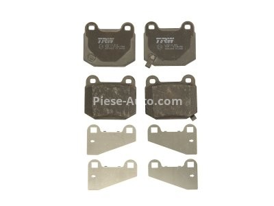 Set plăcuțe frână TRW, spate, pentru: MITSUBISHI LANCER VII; NISSAN 350Z; SUBARU BRZ, IMPREZA, WRX 2.0/2.5/3.5 12.00-
