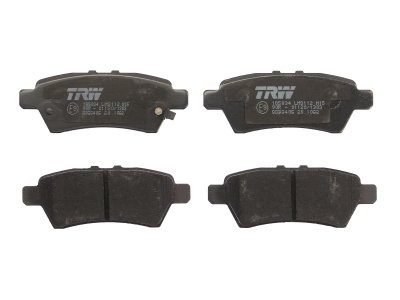 Set plăcuțe frână TRW, spate, pentru: NISSAN NP300 NAVARA, PATHFINDER III, XTERRA 2.5D/3.0D/4.0 10.04-