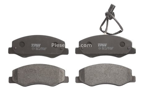 Set plăcuțe frână TRW, spate, pentru: NISSAN NV400; OPEL MOVANO B; RENAULT MASTER III 2.3D/Electric 02.10-