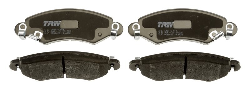 Set plăcuțe frână TRW, față, pentru: OPEL AGILA; SUZUKI IGNIS II, WAGON R, WAGON R+ 1.0-1.5 05.00- 3