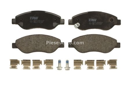 Set plăcuțe frână TRW, față, pentru: OPEL CORSA D 1.4/1.7D 08.06-08.14