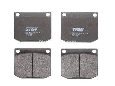 Set plăcuțe frână TRW, față, pentru: OPEL KADETT A; SAAB 90, 900 I, 9000, 99 1.0/2.0 09.62-06.94