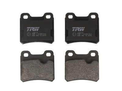 Set plăcuțe frână TRW, spate, pentru: OPEL ASTRA F, CALIBRA A, KADETT E, VECTRA A, VECTRA B; SAAB 900 II 1.6-2.5 09.84-07.02