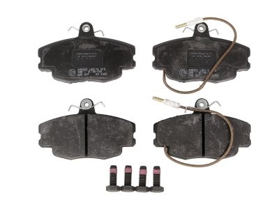 Set plăcuțe frână TRW, față (cu accesorii; cu șuruburi de ghidare etrier frână), pentru: PEUGEOT 205 I, 205 II, 309 I, 309 II; RENAULT 11, 18, 18 VARIABLE, 19 I 1.0-6.2D 04.78-09.14