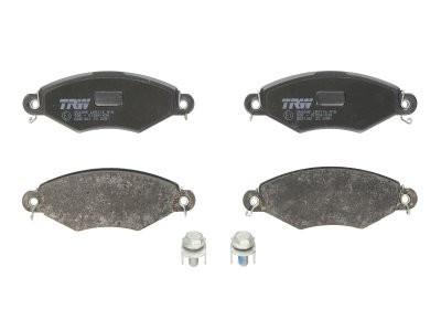 Set plăcuțe frână TRW, față (cu accesorii; cu șuruburi de ghidare etrier frână), pentru: PEUGEOT 206, 306, 306/HATCHBACK 1.1-1.9D 04.93-12.12