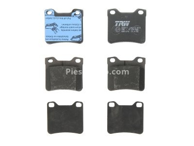Set plăcuțe frână TRW, spate, pentru: PEUGEOT 406, 605, 607 1.6-3.0 10.89-08.05