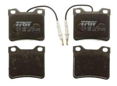 Set plăcuțe frână TRW, spate, pentru: PEUGEOT 406, 605, 607 2.0-3.0 06.89-08.05 3