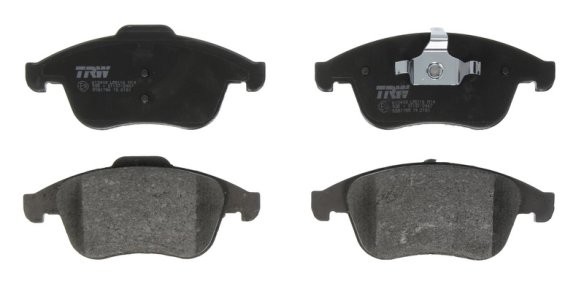Set plăcuțe frână TRW, față, pentru: PORSCHE 911; RENAULT CLIO IV, GRAND SCENIC III, LAGUNA, LAGUNA III, LATITUDE, MEGANE III, SCENIC III 1.2-3.6 10.01-