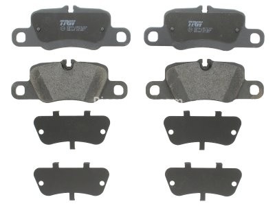 Set plăcuțe frână TRW, spate, pentru: PORSCHE 911, 911 TARGA, CAYENNE, PANAMERA 2.9-4.8 07.09-