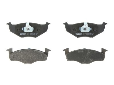 Set plăcuțe frână TRW, față, pentru: SEAT CORDOBA, CORDOBA VARIO, IBIZA II, TOLEDO I; VW GOLF III, POLO, POLO III CLASSIC, POLO/KOMBI, VENTO 1.4-1.9D 05.91-12.02
