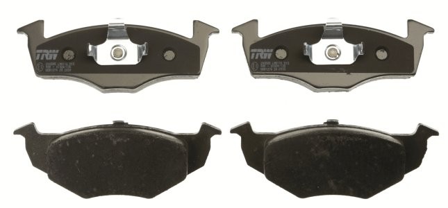 Set plăcuțe frână TRW, față, pentru: SEAT AROSA; SKODA FABIA I, FABIA I PRAKTIK, FABIA II; VW FOX, LUPO I, POLO, POLO III, POLO III CLASSIC, POLO/HATCHBACK 1.0-1.9D 10.94-12.14 3