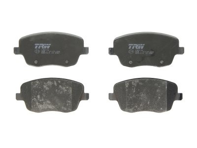 Set plăcuțe frână TRW, față, pentru: SEAT CORDOBA, IBIZA III, IBIZA IV, IBIZA IV SC; SKODA FABIA I, FABIA II, ROOMSTER, ROOMSTER PRAKTIK; VW POLO 1.2-2.0D 12.99-05.15