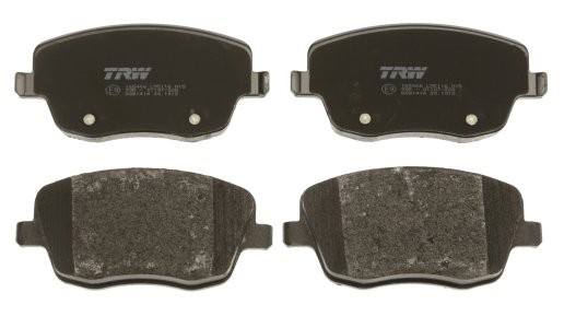 Set plăcuțe frână TRW, față, pentru: SEAT CORDOBA, IBIZA III, IBIZA IV, IBIZA IV SC; SKODA FABIA I, FABIA II, ROOMSTER, ROOMSTER PRAKTIK; VW POLO 1.2-2.0D 12.99-05.15 3