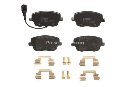 Set plăcuțe frână TRW, față, pentru: SEAT IBIZA III; SKODA FABIA I, FABIA II, ROOMSTER, ROOMSTER PRAKTIK; VW POLO 1.2-2.0 12.99-05.15