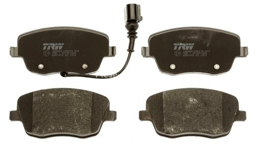 Set plăcuțe frână TRW, față, pentru: SEAT IBIZA III; SKODA FABIA I, FABIA II, ROOMSTER, ROOMSTER PRAKTIK; VW POLO 1.2-2.0 12.99-05.15 3