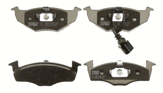 Set plăcuțe frână TRW, față, pentru: SKODA FABIA I, FABIA I PRAKTIK, FABIA II; VW POLO 1.0/1.2/1.4 12.99-12.14 3