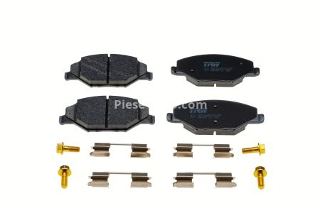 Set plăcuțe frână TRW, față, pentru: SKODA FABIA II, RAPID; VW POLO V, POLO VI 1.2-2.0 12.06- 3