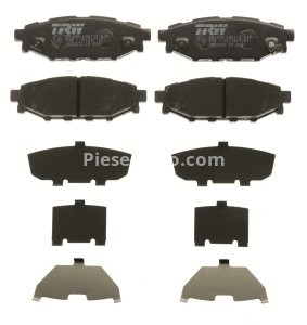 Set plăcuțe frână TRW, spate, pentru: SUBARU BRZ, FORESTER, IMPREZA, LEGACY IV, LEGACY V, OUTBACK, XV; TOYOTA GT 86 1.5-3.0 09.03- 3