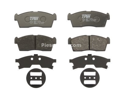 Set plăcuțe frână TRW, față, pentru: SUZUKI ALTO VI, CELERIO 1.0/1.1 09.04-