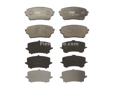 Set plăcuțe frână TRW, față, pentru: SUZUKI GRAND VITARA I, XL-7 2.0D/2.7 07.01-08.06