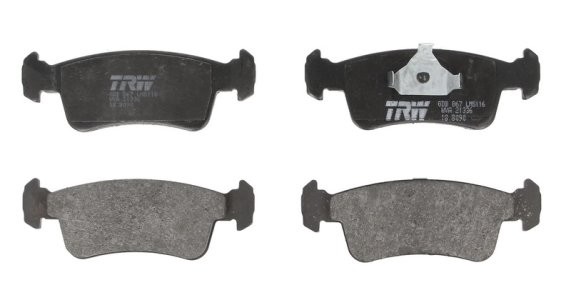 Set plăcuțe frână TRW, față, pentru: SUZUKI SAMURAI 1.3 11.88-12.04
