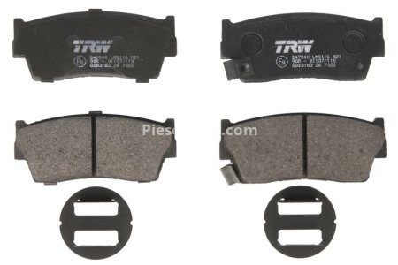 Set plăcuțe frână TRW, față, pentru: SUZUKI VITARA, X-90 1.6/1.9D 09.95-03.99