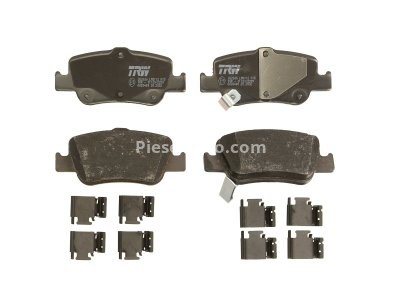 Set plăcuțe frână TRW, spate, (cu suplimente), pentru: TOYOTA AURIS, COROLLA 1.2-2.2D 10.06-08.19
