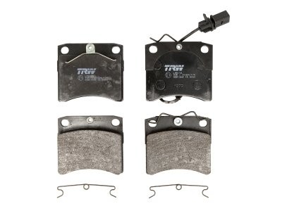 Set plăcuțe frână TRW, față (cu suplimente), pentru: VW CALIFORNIA T4 CAMPER, TRANSPORTER T4 1.8-2.8 07.90-06.03
