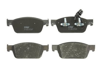 Set plăcuțe frână TRW, față, pentru: VW CALIFORNIA T5 CAMPER, CALIFORNIA T6 CAMPER, MULTIVAN T5, MULTIVAN T6, TRANSPORTER T5, TRANSPORTER T6, TRANSPORTER T6 / CARAVELLE T6 1.9D-2.5D 04.03-