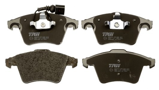 Set plăcuțe frână TRW, față, pentru: VW CALIFORNIA T5 CAMPER, MULTIVAN T5, TRANSPORTER T5 1.9D-3.2 04.03-08.15 3