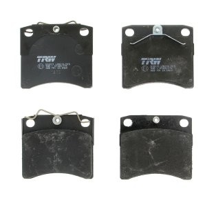 Set plăcuțe frână TRW, față (cu suplimente), pentru: VW CALIFORNIA T4 CAMPER, TRANSPORTER T4 1.8-2.8 07.90-06.03