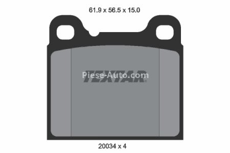 Set plăcuțe frână TEXTAR ,față / ,spate , pentru: VOLVO 140; ALFA ROMEO GTV, SPIDER; BMW 1502-2002 (E10); FERRARI 400 I, 512 BB, TESTAROSSA; LAMBORGHINI COUNTACH, JALPA 1.0-4.9 08.66-10.15