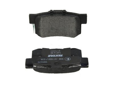 Set plăcuțe frână TEXTAR, spate, pentru: FIAT SEDICI; HONDA CIVIC VII; SUZUKI SWIFT III, SX4 1.3-2.0D 02.01-