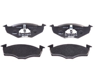 Set plăcuțe frână TEXTAR, față, pentru: SEAT AROSA; SKODA FABIA I, FABIA I PRAKTIK, FABIA II; VW FOX, LUPO I, POLO, POLO III, POLO/HATCHBACK 1.0-1.9D 08.92-12.14