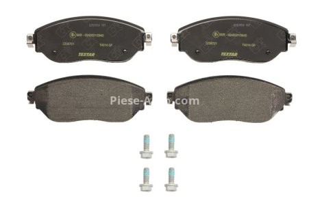 Set plăcuțe frână TEXTAR, față, pentru: FIAT TALENTO; NISSAN NV300, PRIMASTAR; OPEL VIVARO B; RENAULT TRAFIC III 1.6D/2.0D 05.14-