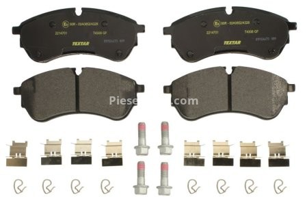 Set plăcuțe frână TEXTAR ,față / ,spate , pentru: VW CRAFTER, GRAND CALIFORNIA CAMPER 2.0D/Electric 09.16-