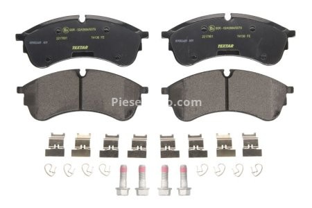 Set plăcuțe frână TEXTAR, față, pentru: VW CRAFTER, GRAND CALIFORNIA CAMPER 2.0D/Electric 09.16-