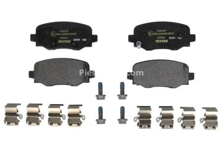 Set plăcuțe frână TEXTAR, spate, pentru: FIAT 500X; JEEP RENEGADE 1.3D-2.0D 07.14-