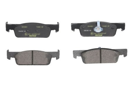 Set plăcuțe frână TEXTAR, față, pentru: DACIA LOGAN II, SANDERO II; RENAULT LOGAN/STEPWAY II, SANDERO/STEPWAY II 0.9-1.6 10.12-