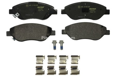 Set plăcuțe frână TEXTAR, față, pentru: FIAT TIPO 1.0-1.6D 10.15-