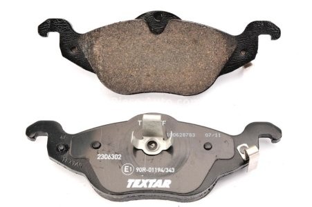 Set plăcuțe frână TEXTAR, față, pentru: CHEVROLET ASTRA, CORSA; OPEL ASTRA G, ASTRA G CLASSIC, ASTRA G/KOMBI 1.2-2.0D 08.94-12.11