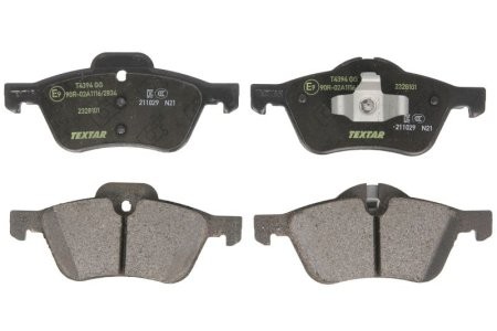 Set plăcuțe frână TEXTAR, față, pentru: MINI (R50, R53), (R52) 1.4D/1.6 06.01-07.08