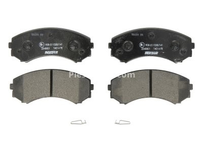 Set plăcuțe frână TEXTAR, față, pentru: MAZDA E; MITSUBISHI ECLIPSE III, ENDEAVOR, GRANDIS, PAJERO II, PAJERO III, PAJERO IV, PAJERO SPORT I, PAJERO SPORT II, PROUDIA/DIGNITY 2.0-4.5 08.98-