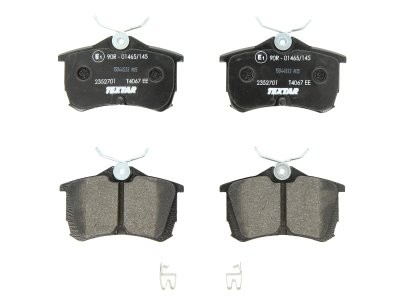 Set plăcuțe frână TEXTAR, spate, pentru: HONDA ACCORD VI, ACCORD VII; TOYOTA COROLLA 1.3-3.0 07.92-05.08